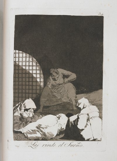 Tavola da Los Caprichos, 1797-1798 da Francisco de Goya